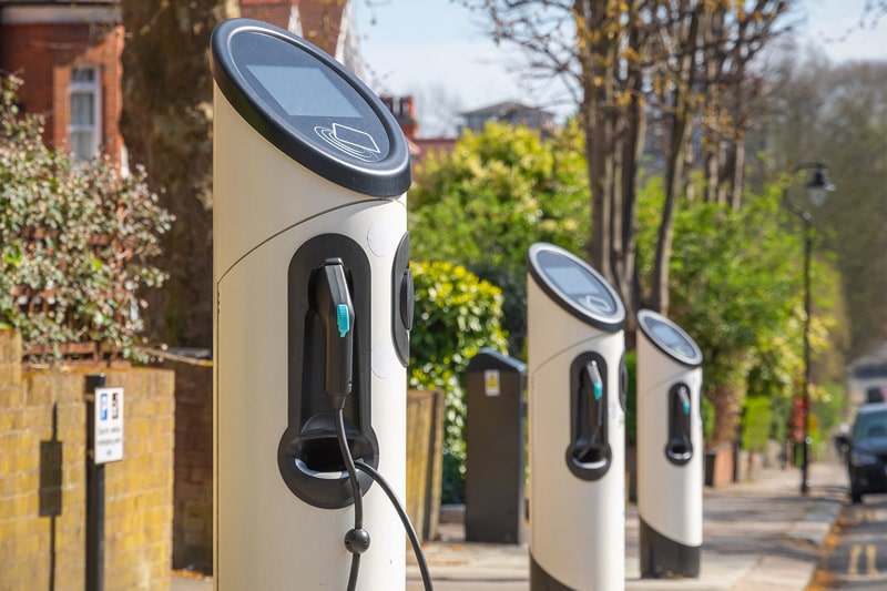 Public EV charging point