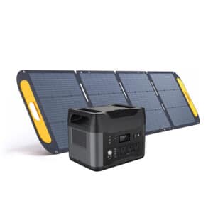 1408Wh Portable Battery Storage and 220W Portable Solar Panel Bundle